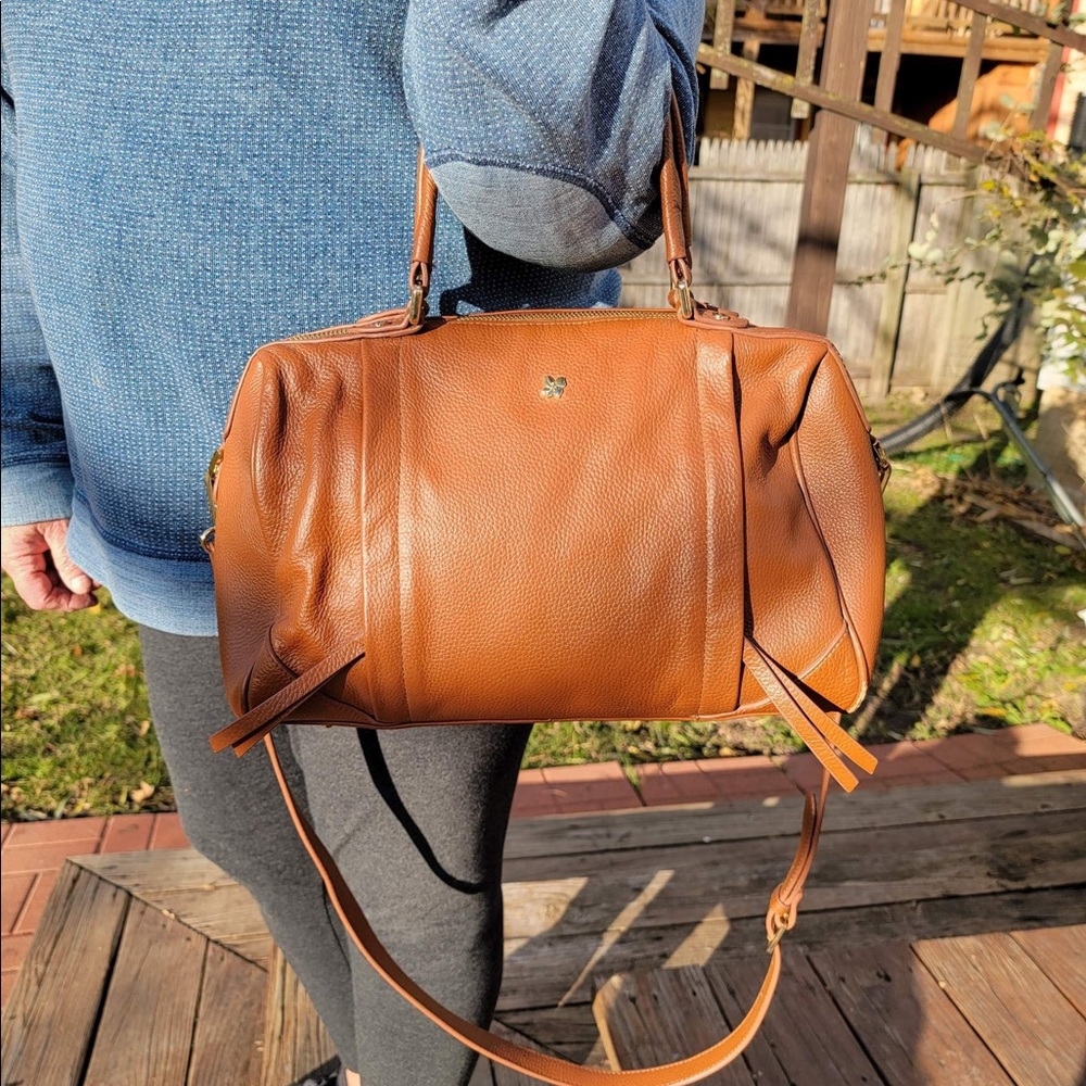 Ora Delphine Genuine Brown Leather Purse